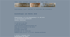 Desktop Screenshot of kallenbach-keramik.de